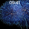 Electric Dandelion Wallpaper with Cosmic Seeds wallpaper for iPhone, iPad & Mac