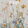 Whispering Meadow Wallpaper with Textured Bloom wallpaper for iPhone, iPad & Mac
