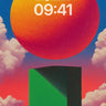Surreal Horizon Wallpaper with Floating Orb wallpaper for iPhone, iPad & Mac