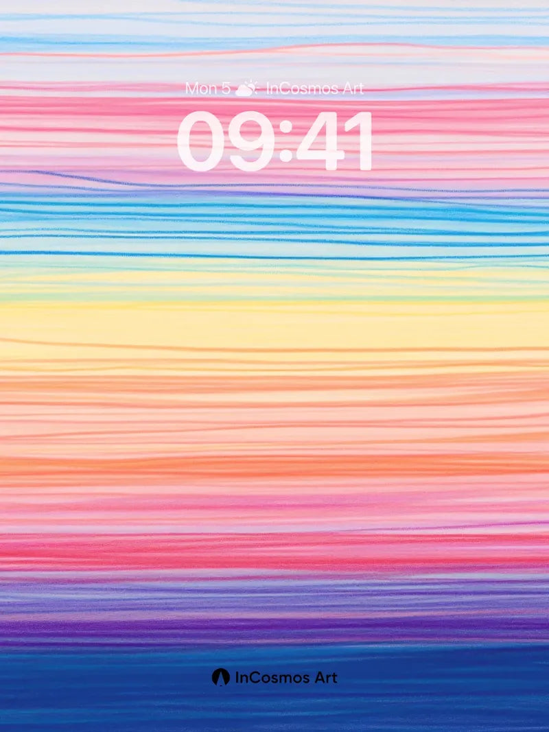 Liquid Rainbow Wallpaper with Ethereal Flow