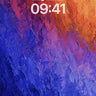 Fiery Abyss Wallpaper with Liquid Light Veins wallpaper for iPhone, iPad & Mac