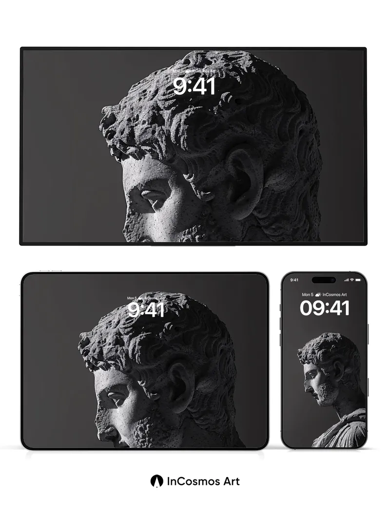 Stone Silence Wallpaper with Ancient Light