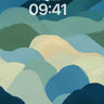 Soothing Waves Wallpaper wallpaper for iPhone, iPad & Mac