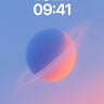 Calm Orbital Wallpaper with Ethereal Rings wallpaper for iPhone, iPad & Mac
