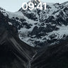Silent Summit Wallpaper with Frost-etched Peaks wallpaper for iPhone, iPad & Mac