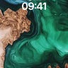 Emerald Veil Wallpaper with Earth's Pulse wallpaper for iPhone, iPad & Mac