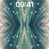 Cosmic Veil Wallpaper with Radiant Geometry wallpaper for iPhone, iPad & Mac