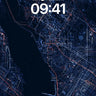 Neon Veil Wallpaper with City Pulse wallpaper for iPhone, iPad & Mac