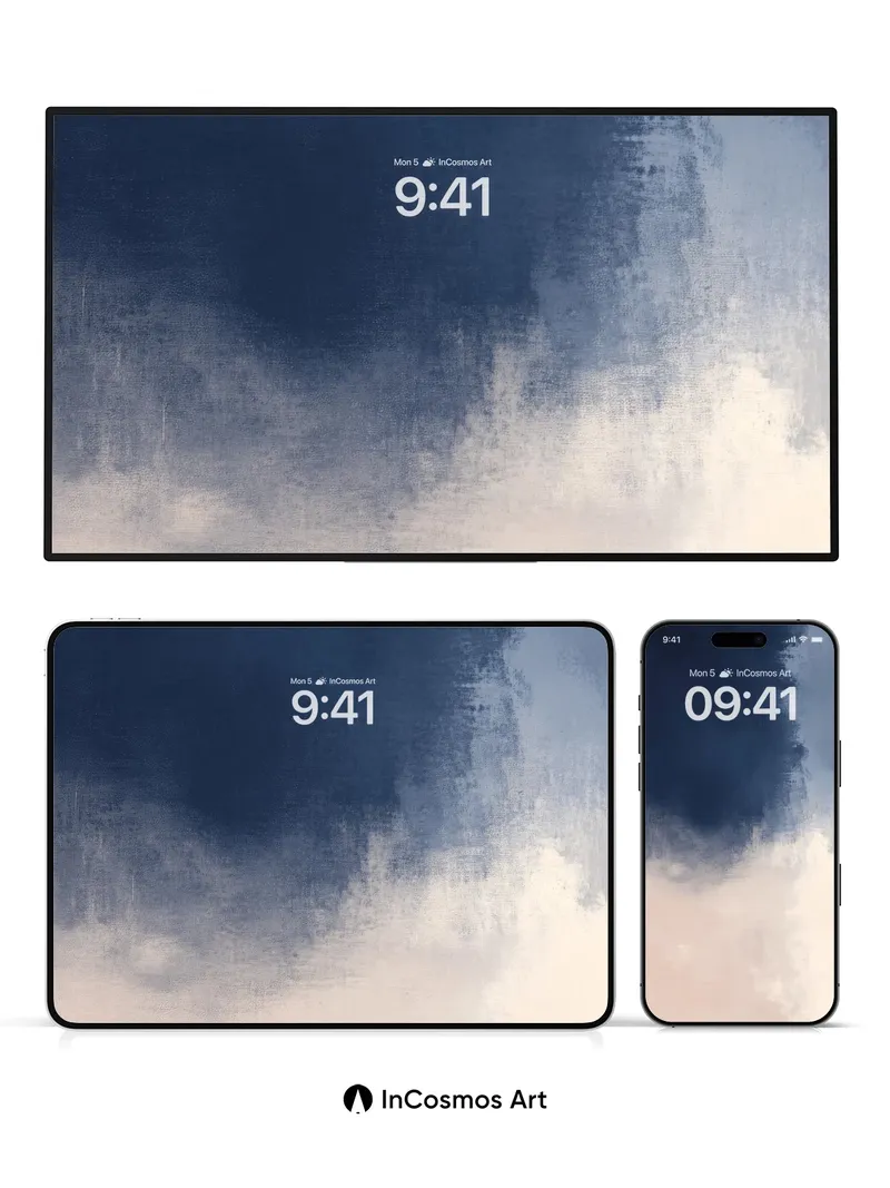 Velvet Sky Wallpaper with Clouded Horizon