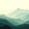 Serenity Ridge Wallpaper with Mist Veils wallpaper for iPhone, iPad & Mac