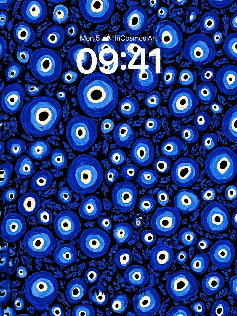 Midnight Eye Wallpaper with Cosmic Whispers