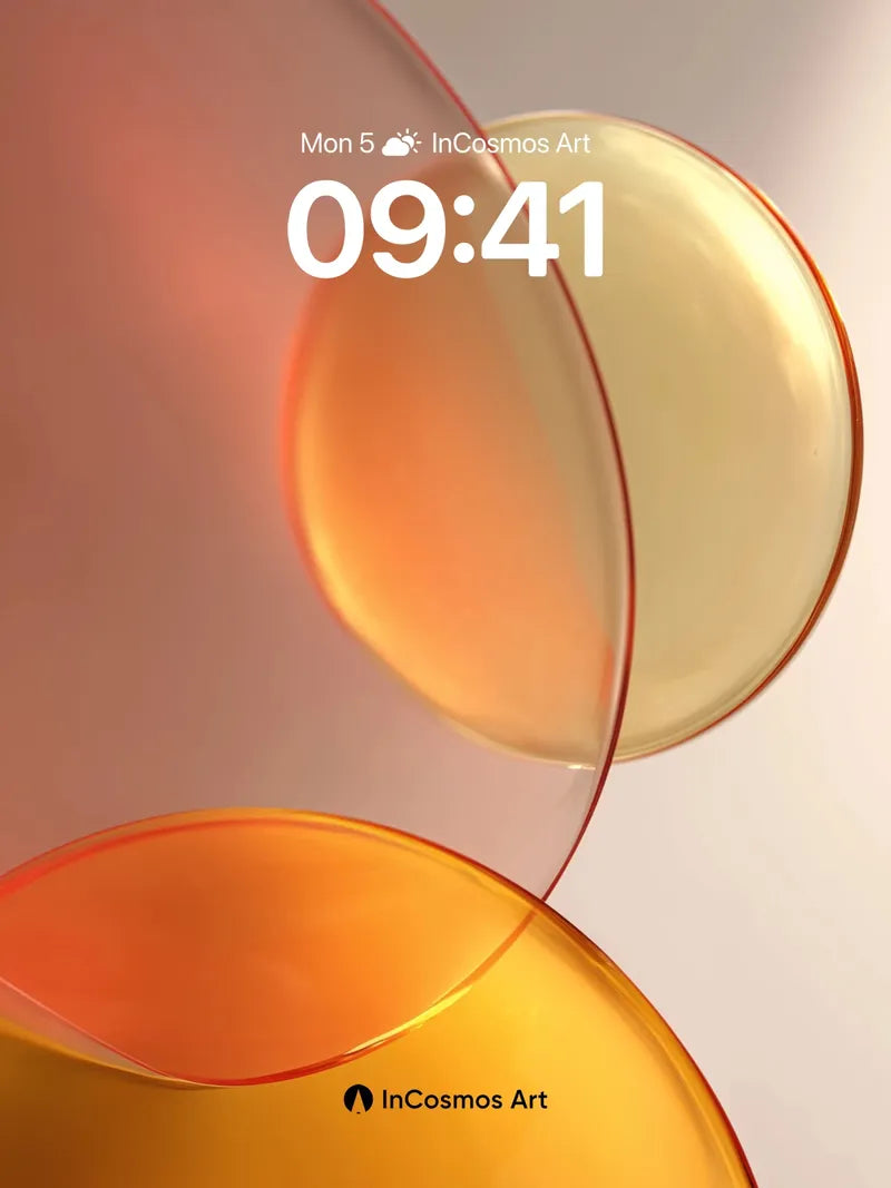 Golden Hush Wallpaper with Liquid Light