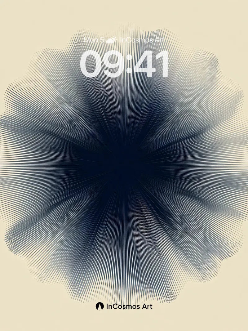 Sonic Bloom Wallpaper with Radiant Folds