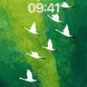 Serenity Flight Wallpaper with Emerald Currents wallpaper for iPhone, iPad & Mac
