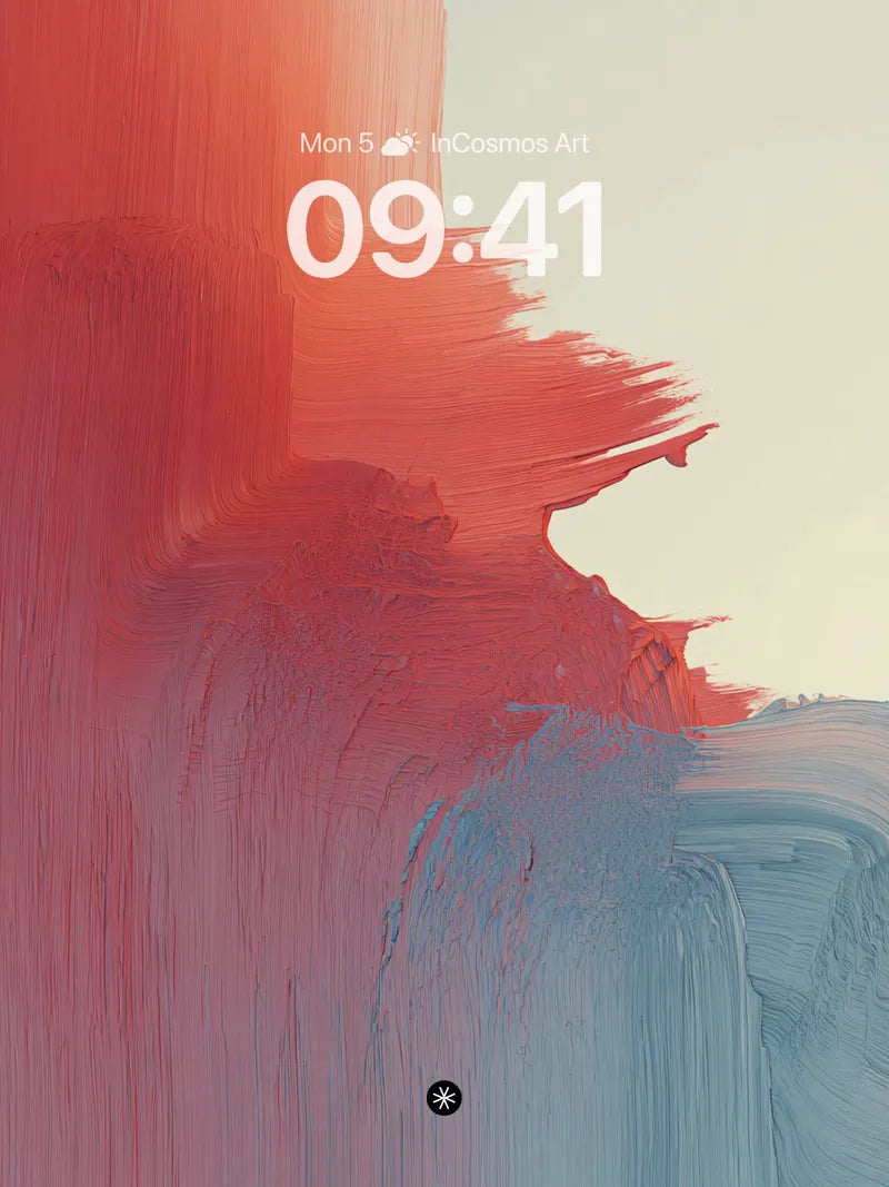 Fluid Gradient Abstract Wallpaper Brushstroke Fusion wallpaper for iPhone, iPad & Mac