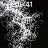 Chaotic Thread Wallpaper with Electric Veins wallpaper for iPhone, iPad & Mac