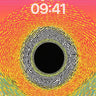 Hypnotic Spiral Wallpaper with Checkerboard Core wallpaper for iPhone, iPad & Mac