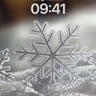 Frost Whisper Wallpaper with Glittering Snowflakes wallpaper for iPhone, iPad & Mac