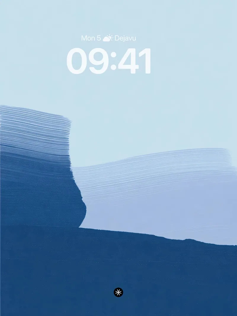Serene Gradient Flow Wallpaper wallpaper for iPhone, iPad & Mac