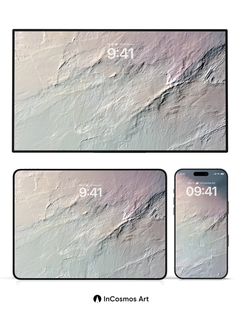 Soft Hush Wallpaper with Ethereal Light Veils