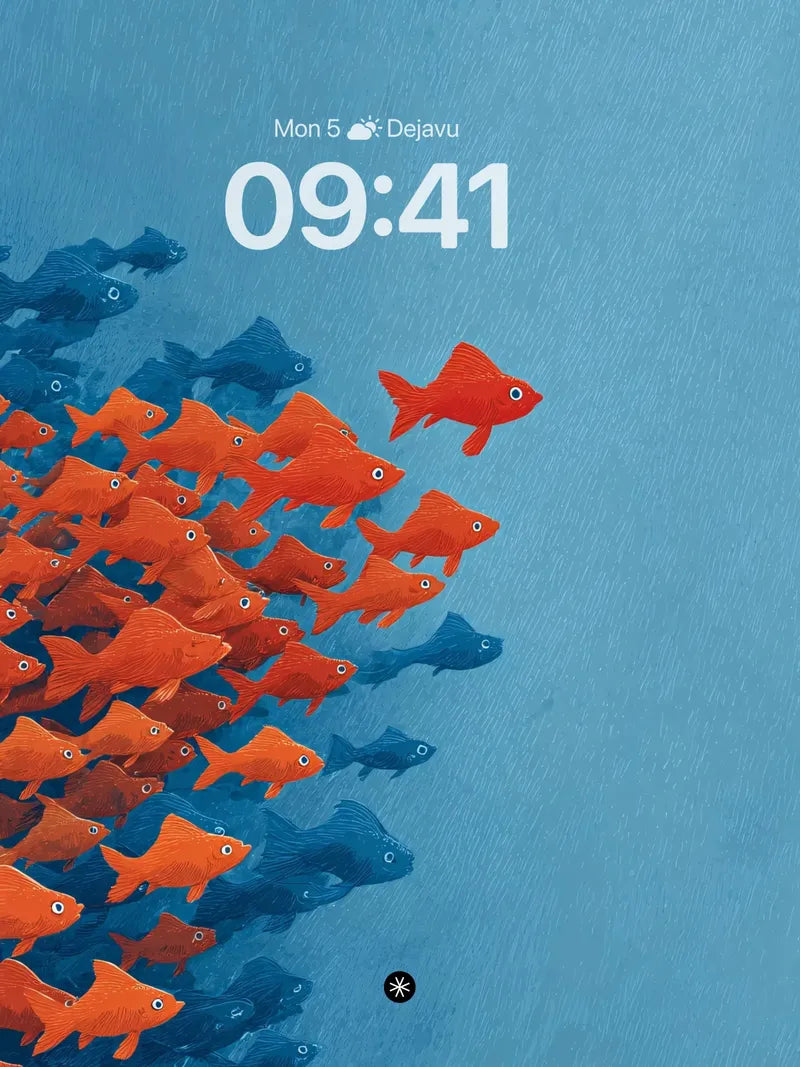 Vibrant Fish School Wallpaper wallpaper for iPhone, iPad & Mac
