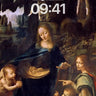 Serene Rock Garden Wallpaper with Divine Figures wallpaper for iPhone, iPad & Mac