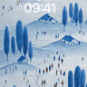 Winter Serenity Landscape Wallpaper wallpaper for iPhone, iPad & Mac