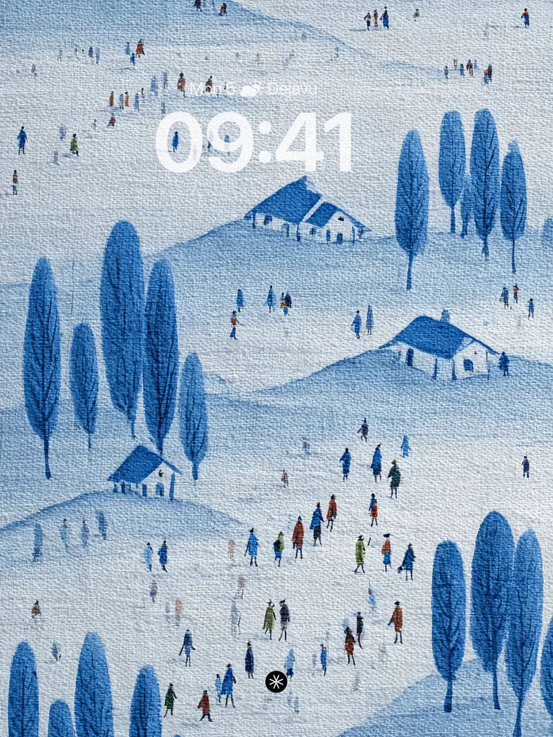 Winter Serenity Landscape Wallpaper