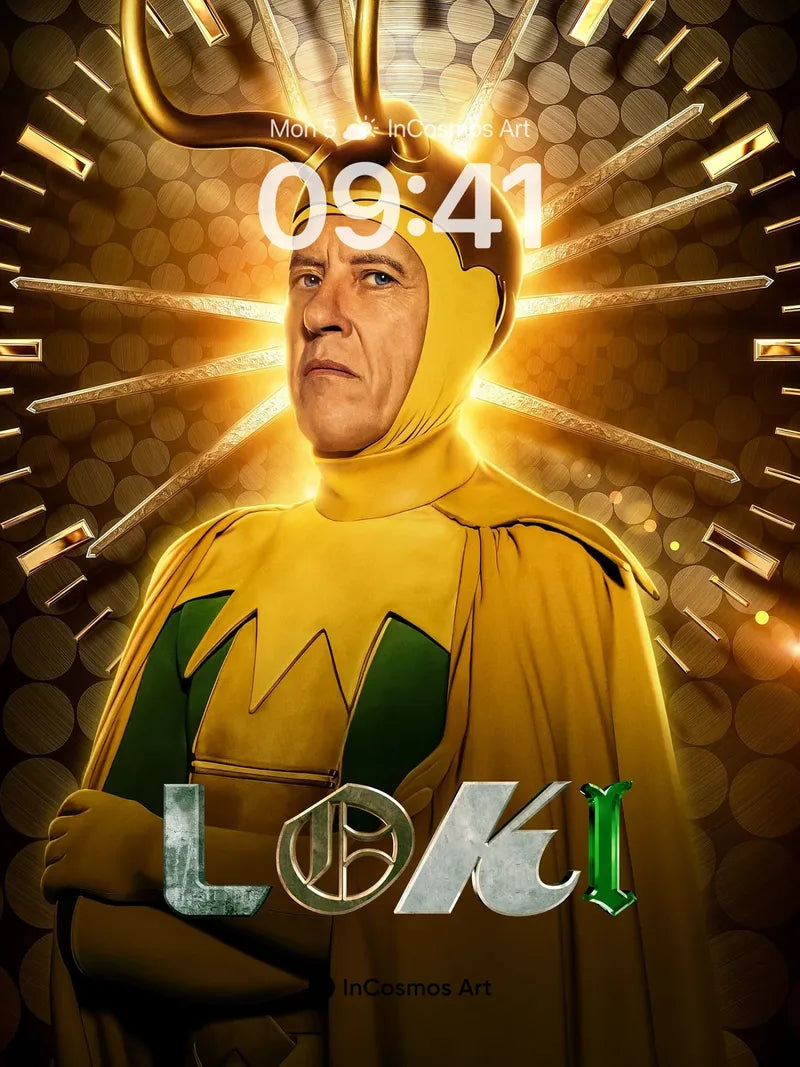 Golden Halo Wallpaper with Mythic Majesty