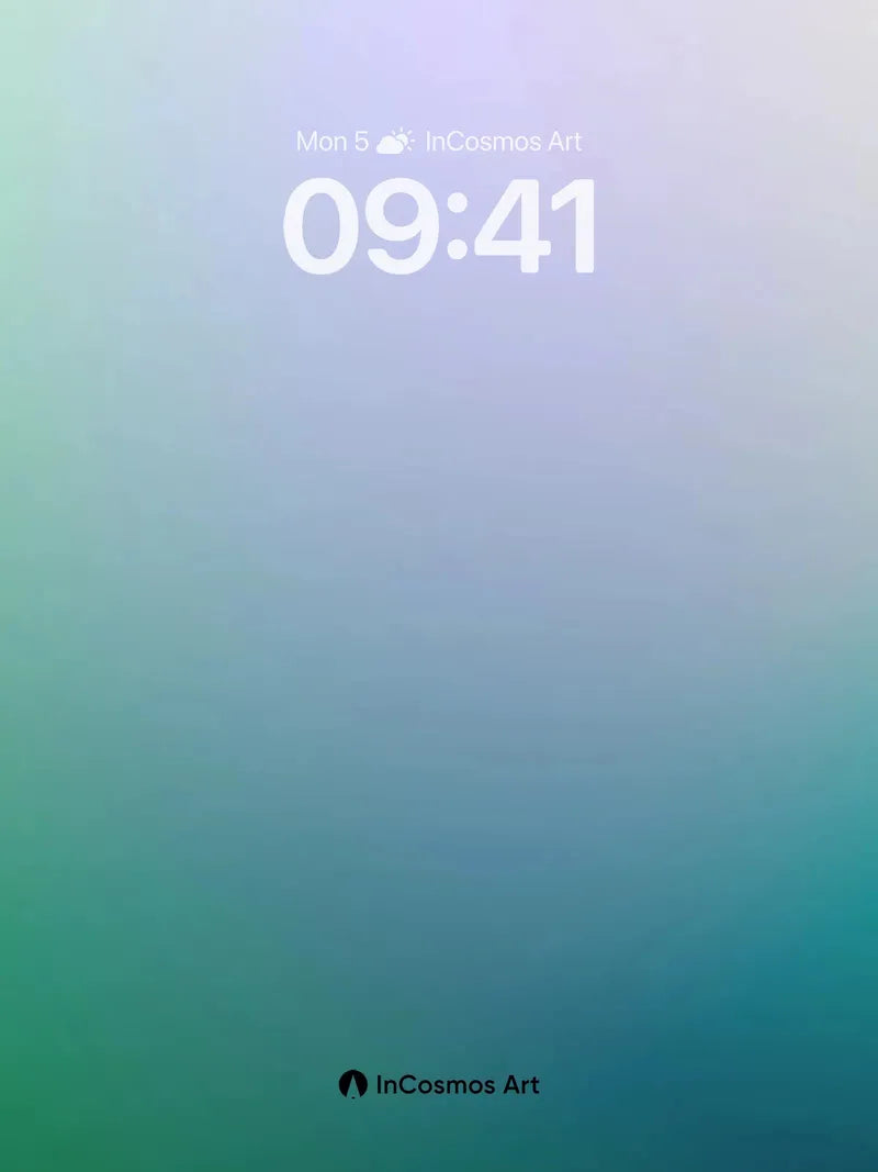 Luminous Veil Wallpaper with Ethereal Gradient