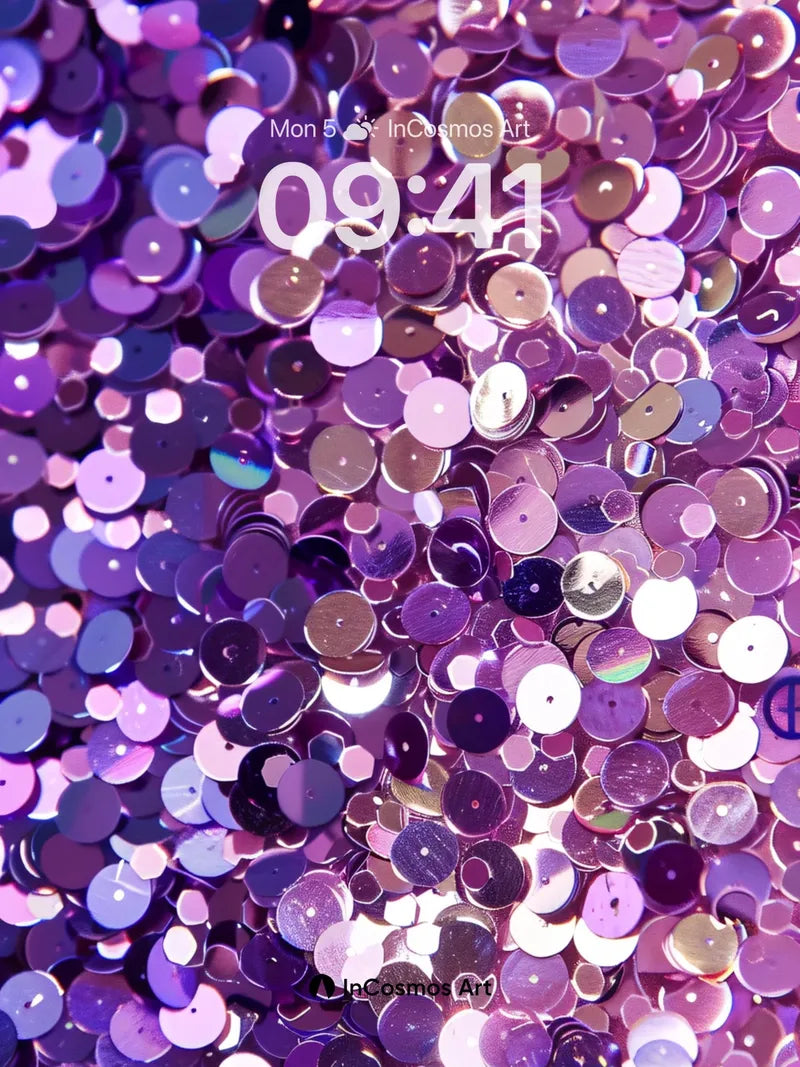 Luminous Sequin Wallpaper with Shimmering Depths wallpaper for iPhone, iPad & Mac
