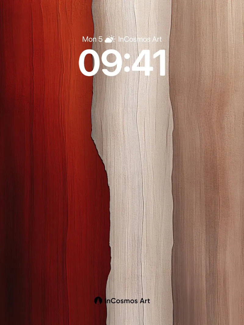 Velvet Divide Wallpaper with Torn Light