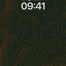Topographic Echo Wallpaper with Copper Veins wallpaper for iPhone, iPad & Mac