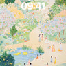 Whispering Path Wallpaper with Floating Petals wallpaper for iPhone, iPad & Mac