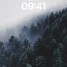 Misty Canopy Wallpaper with Whispering Pines wallpaper for iPhone, iPad & Mac