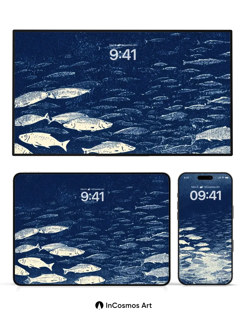 Silent School Wallpaper with Deep Sea Hush