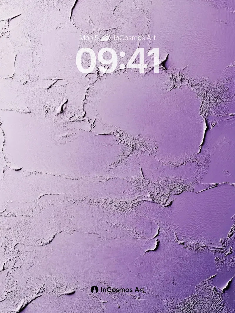 Lavender Hush Wallpaper with Textured Depth