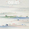 Snowy Hillside Village Background wallpaper for iPhone, iPad & Mac