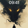 Shadowed Gaze Wallpaper with Celestial Dragon wallpaper for iPhone, iPad & Mac