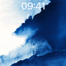 Cobalt Veil Wallpaper with Ethereal Edges wallpaper for iPhone, iPad & Mac