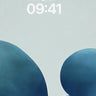 Serene Blue Shapes Wallpaper wallpaper for iPhone, iPad & Mac
