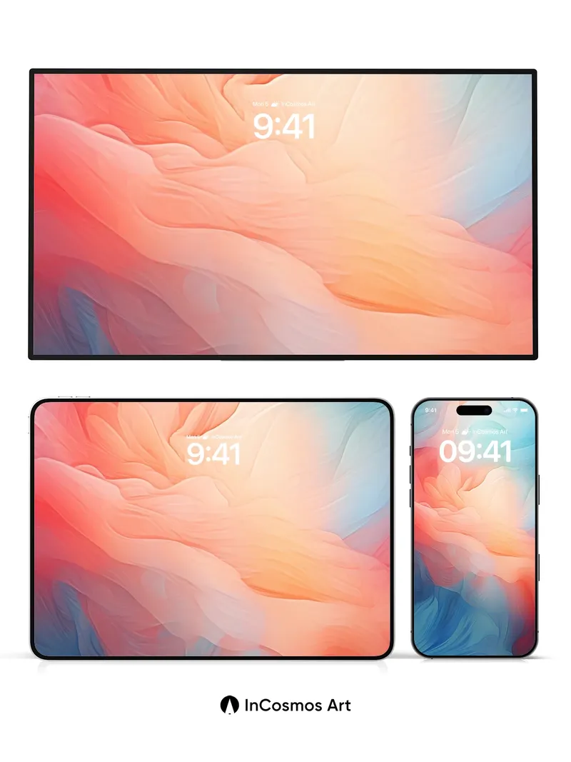 Breathing Sky Wallpaper with Liquid Light