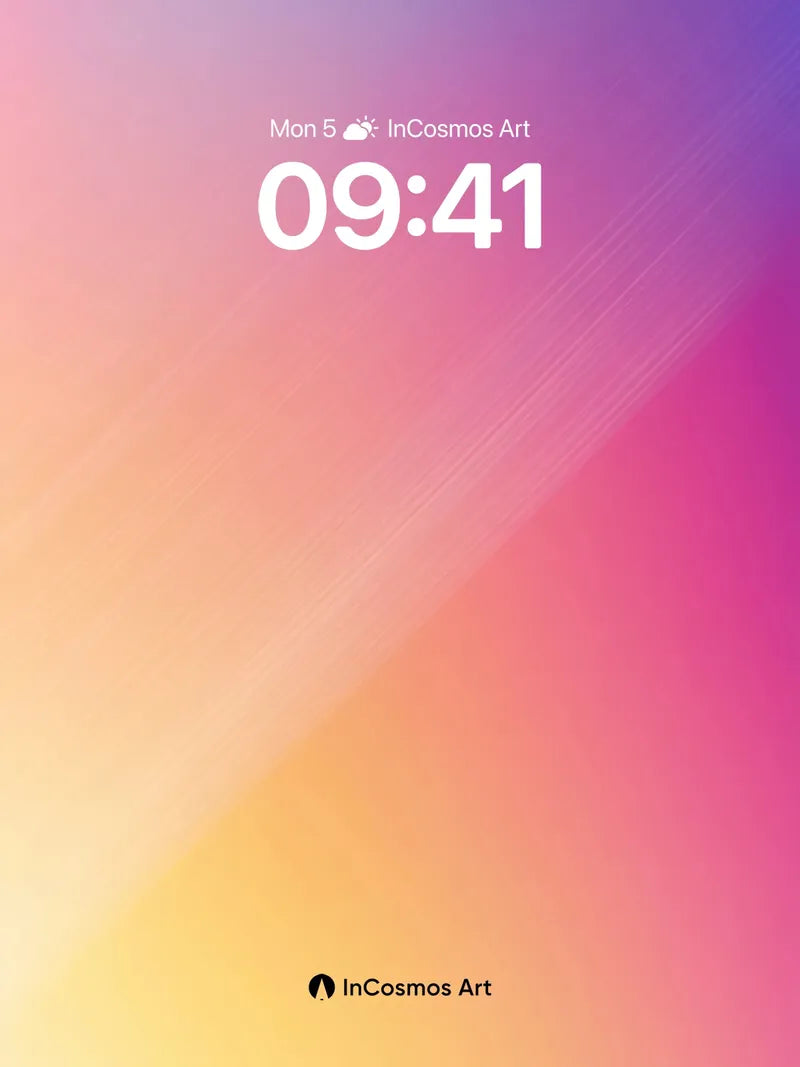 Luminous Gradient Wallpaper with Ethereal Streaks