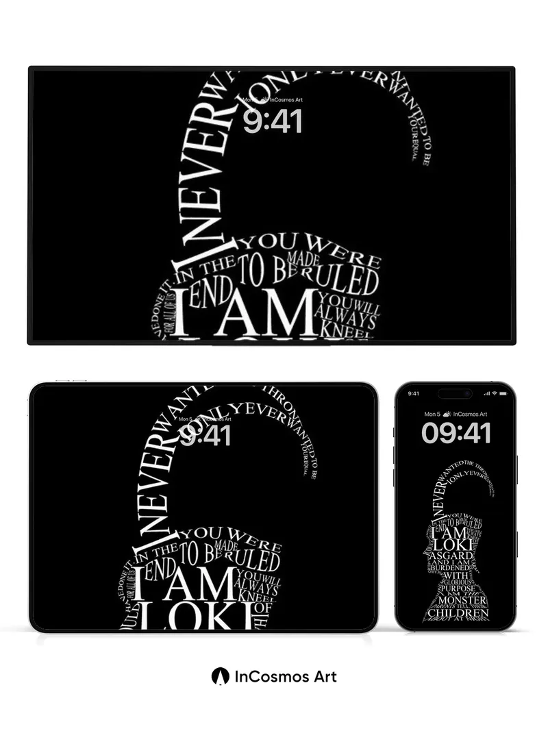 Dark Sovereign Wallpaper with Word Sculpture