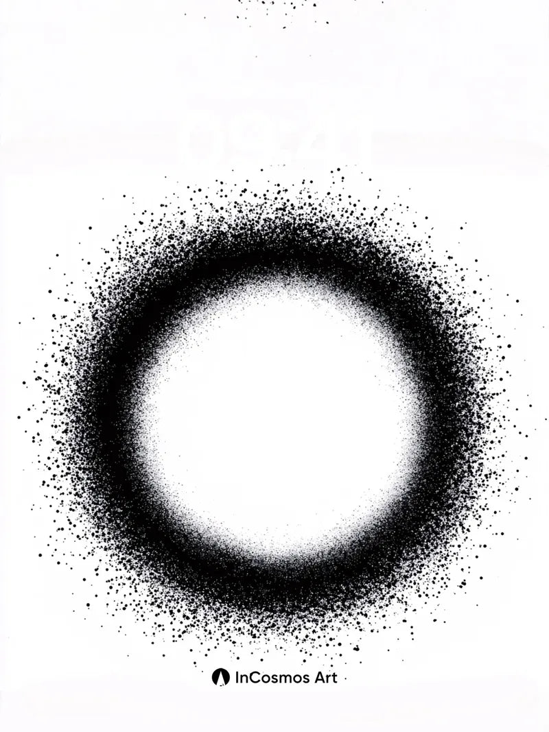 Floating Void Wallpaper with Particle Halo wallpaper for iPhone, iPad & Mac