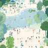 Serene Grove Wallpaper with Whimsical Paths wallpaper for iPhone, iPad & Mac