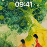 Whispering Canopy Wallpaper with Dotted Dreams wallpaper for iPhone, iPad & Mac