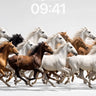 Gallop Mirage Wallpaper with Wind-Swept Manes wallpaper for iPhone, iPad & Mac