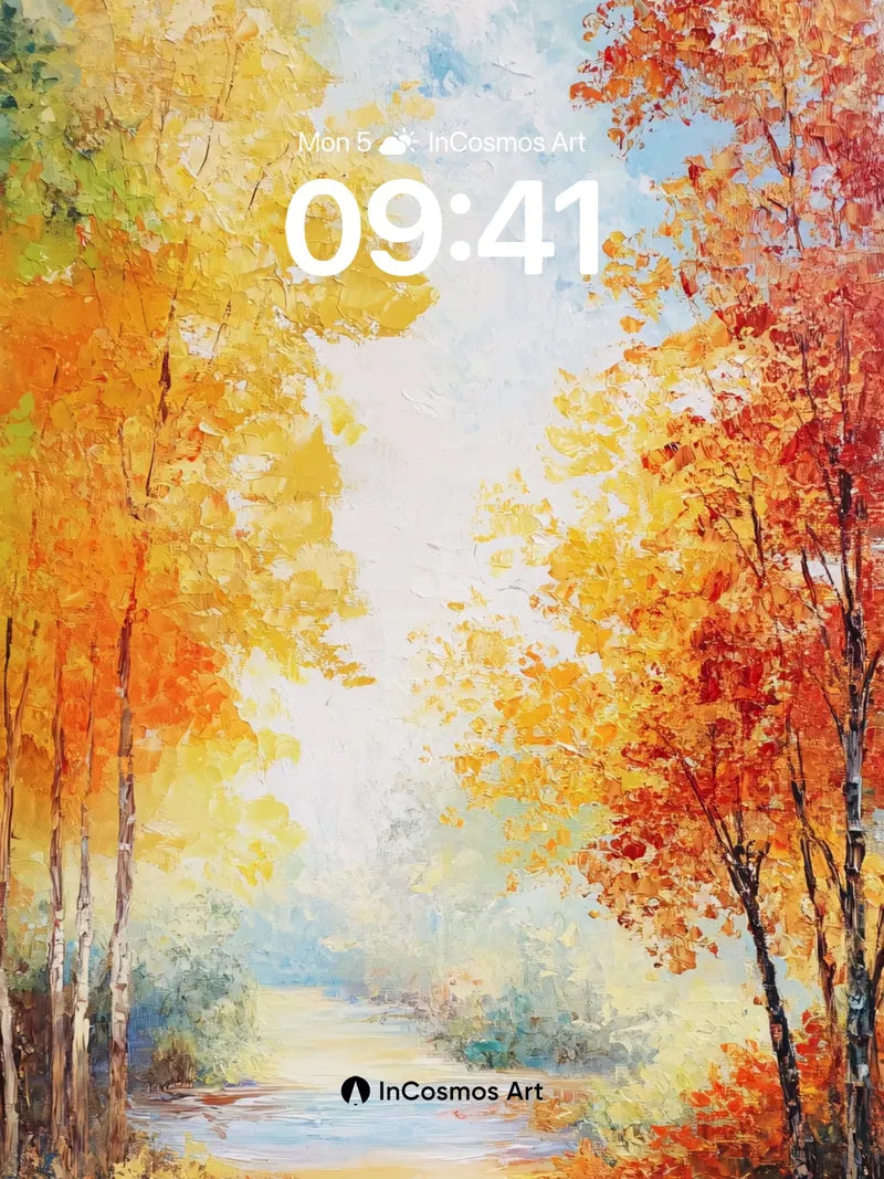 Golden Hush Wallpaper with Autumn Whispers