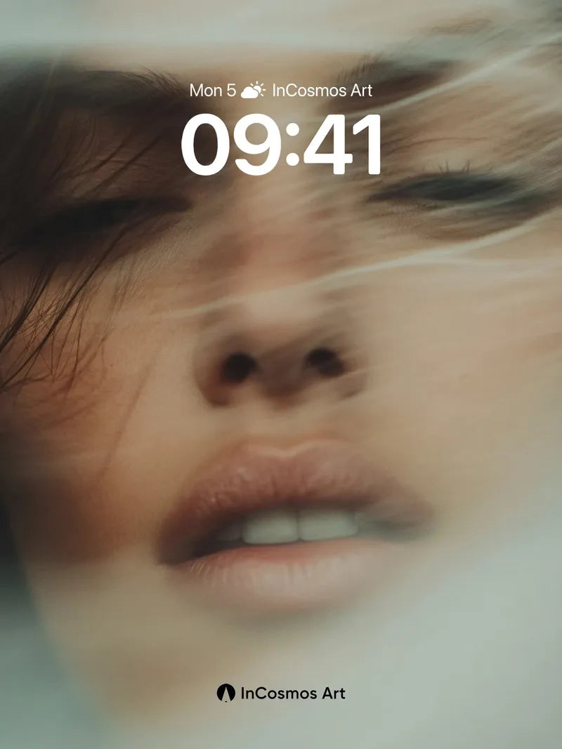 Whispered Veil Wallpaper with Breath of Light wallpaper for iPhone, iPad & Mac